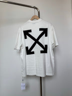 Off White T-shirt back with large black arrow X graphic