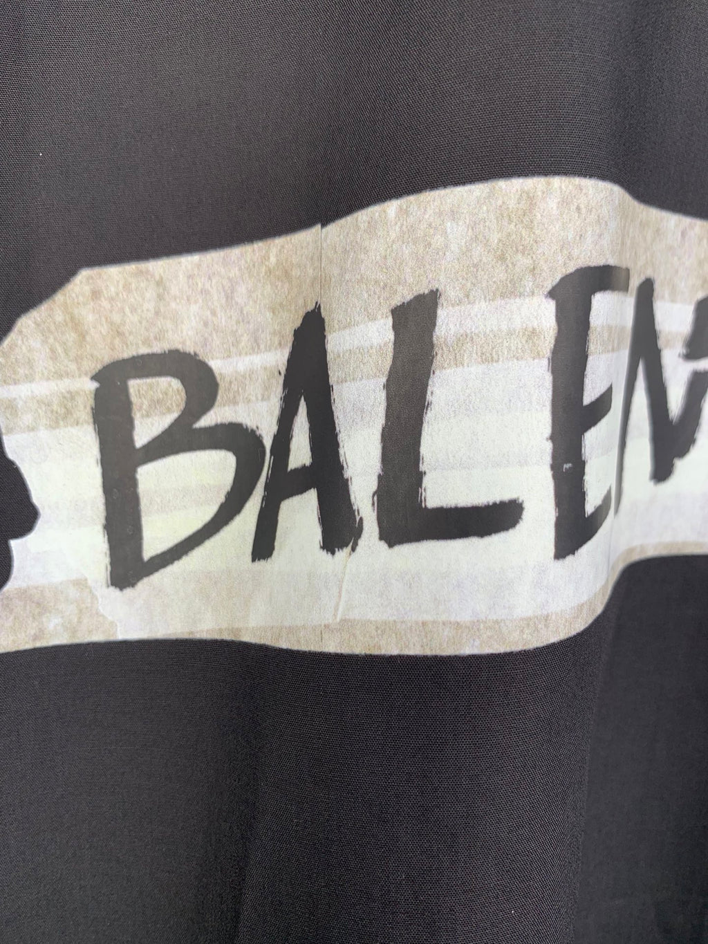 Long-sleeve shirt with Balenciaga logo print
