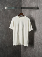 Gucci short-sleeve T-shirt in light cream, crew neck, straight hem