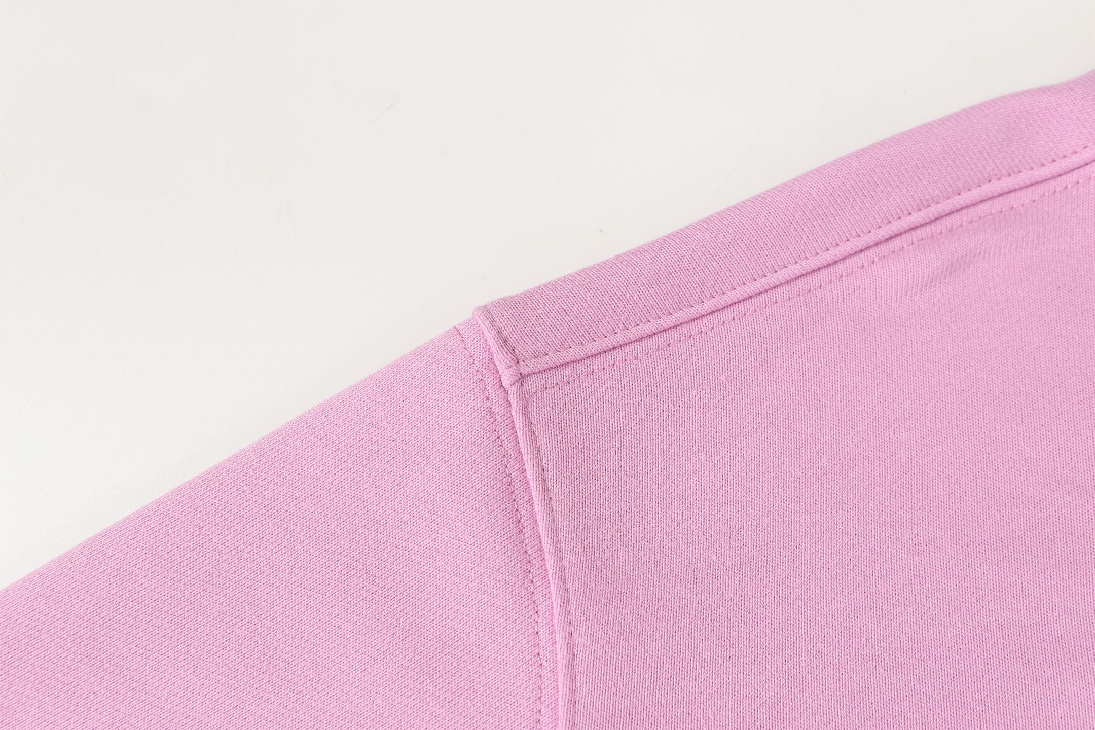 Stone Island zip jacket in pink, curved shoulder yoke and zip edge