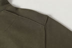 Stone Island jacket collar and shoulder seam, dark olive