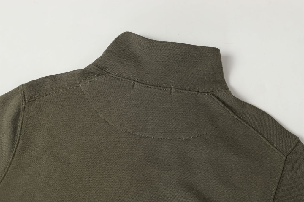 Stone Island jacket stand collar, dark olive