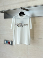 Louis Vuitton white T-shirt with 'LV Lovers' logo print