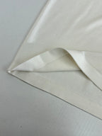 Louis Vuitton white T-shirt sleeve and hem detail laid flat