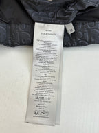 Dior long clothing garment care label tag with size and material details