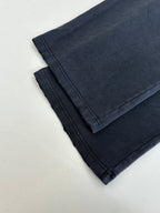 Balenciaga dark navy sweatpants hem with stitched cuff detail
