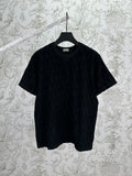 Black Dior crew-neck T-shirt on hanger