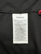 Burberry size and fabric care label inside the jacket