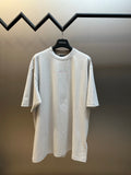 Balenciaga T-shirt in light gray with short sleeves and crew neckline