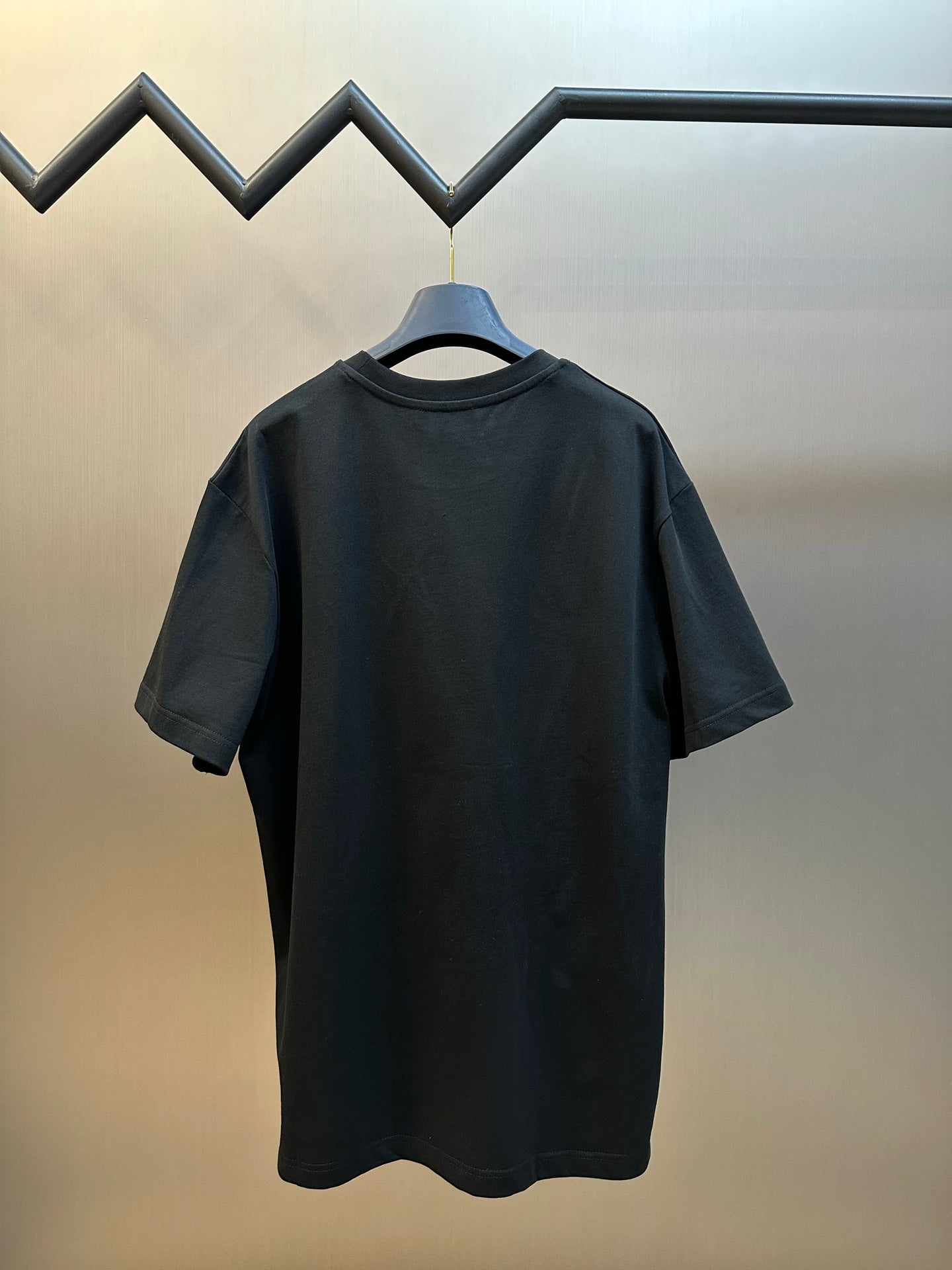 Louis Vuitton short-sleeve T-shirt, black, plain back view