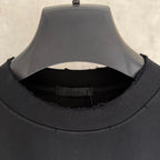 Black Prada short-sleeve T-shirt collar with inner neck label