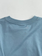 Light blue Dior short-sleeve T-shirt crew neck detail
