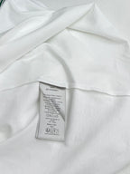 White Dior T-shirt interior with care label tag