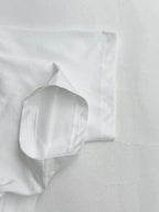 White Dior T-shirt sleeve and side seam detail