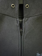Balenciaga hoodie zipper with cord eyelets near the hood opening