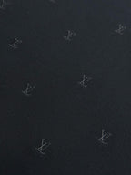 Louis Vuitton dark knit fabric with scattered monogram logos