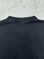 Balenciaga short-sleeve T-shirt, black back neckline with crew collar
