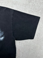 Balenciaga short-sleeve T-shirt, black fabric side seam and curved sleeve opening
