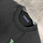 Louis Vuitton short-sleeve T-shirt collar with inner brand label
