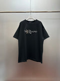 Louis Vuitton graphic short-sleeve T-shirt, crew neck, black with front logo print