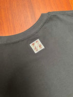 Louis Vuitton T-shirt with small chest brand patch, dark gray fabric