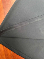 Louis Vuitton T-shirt hem stitching detail, dark gray fabric