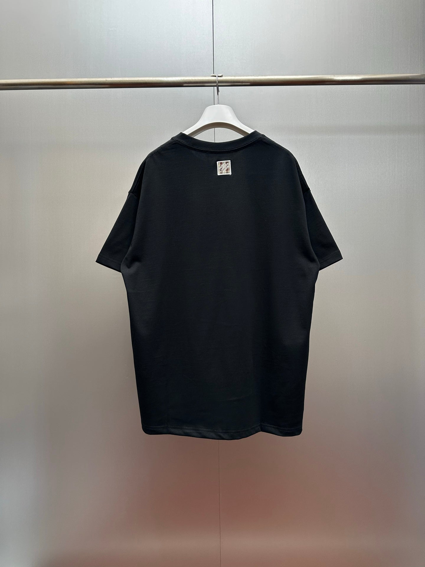 Louis Vuitton short-sleeve T-shirt, crew neck, black back view
