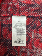 Dior sweater care and size label tag with material and fit information