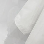 White Amiri T-shirt sleeve and hem with stitched seams