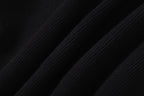 Stone Island black jacket ribbed fabric close-up on sleeve