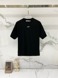 Off White black T-shirt with small OFF logo on the chest