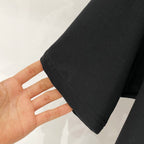 Off-White black T-shirt sleeve cuff detail