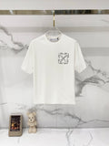 Off-white graphic T-shirt with small chest logo print