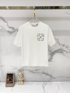 Off-white graphic T-shirt with small chest logo print