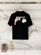 Off-White graphic T-shirt with large OFFWHITE™ text print on the back
