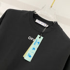 Black T-shirt chest with 'OFF' text and attached price tag