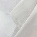 Off-White T-shirt sleeve and hem detail in off-white