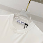 Off-White T-shirt neckline close-up with inner neck label