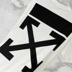 Off-White off-white T-shirt with large black graphic across chest