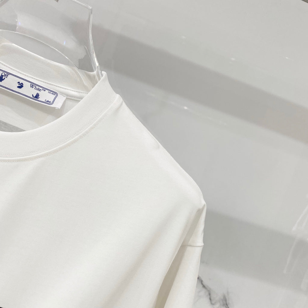 Off-White off-white T-shirt plain back view