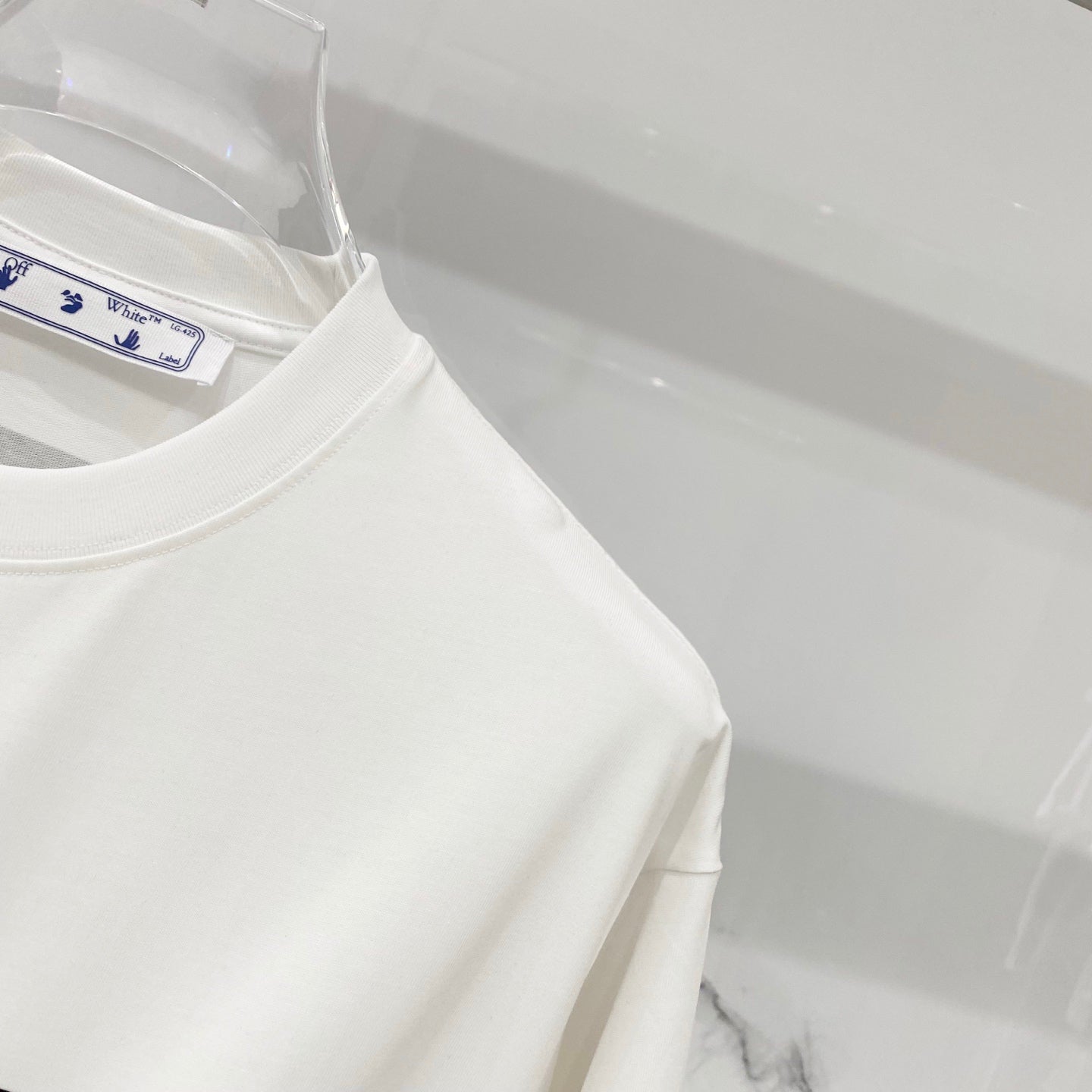 Off-White off-white T-shirt plain back view