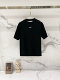 Off-White T-shirt, black, short sleeves with small OFF logo on chest