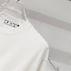 Off White off-white T-shirt with crew neck and inner label
