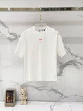 Off White off-white T-shirt with small red 'OFF' chest graphic