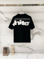 Off White T-shirt, black, back large logo print