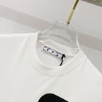 Off White T-shirt crew neck with inner neck label