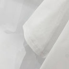 Off White T-shirt sleeve and hem stitching detail