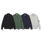 Stone Island zip-up jacket, black