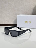 Dior sunglasses with black frame and dark gray lenses