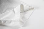 Short-sleeve T-shirt collar and shoulder seam, smooth knit fabric